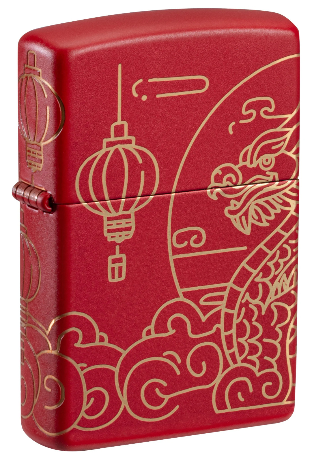 Zippo Windproof Chinese Dragon & Lanterns 360 Degree Lighter, 47146, New In Box