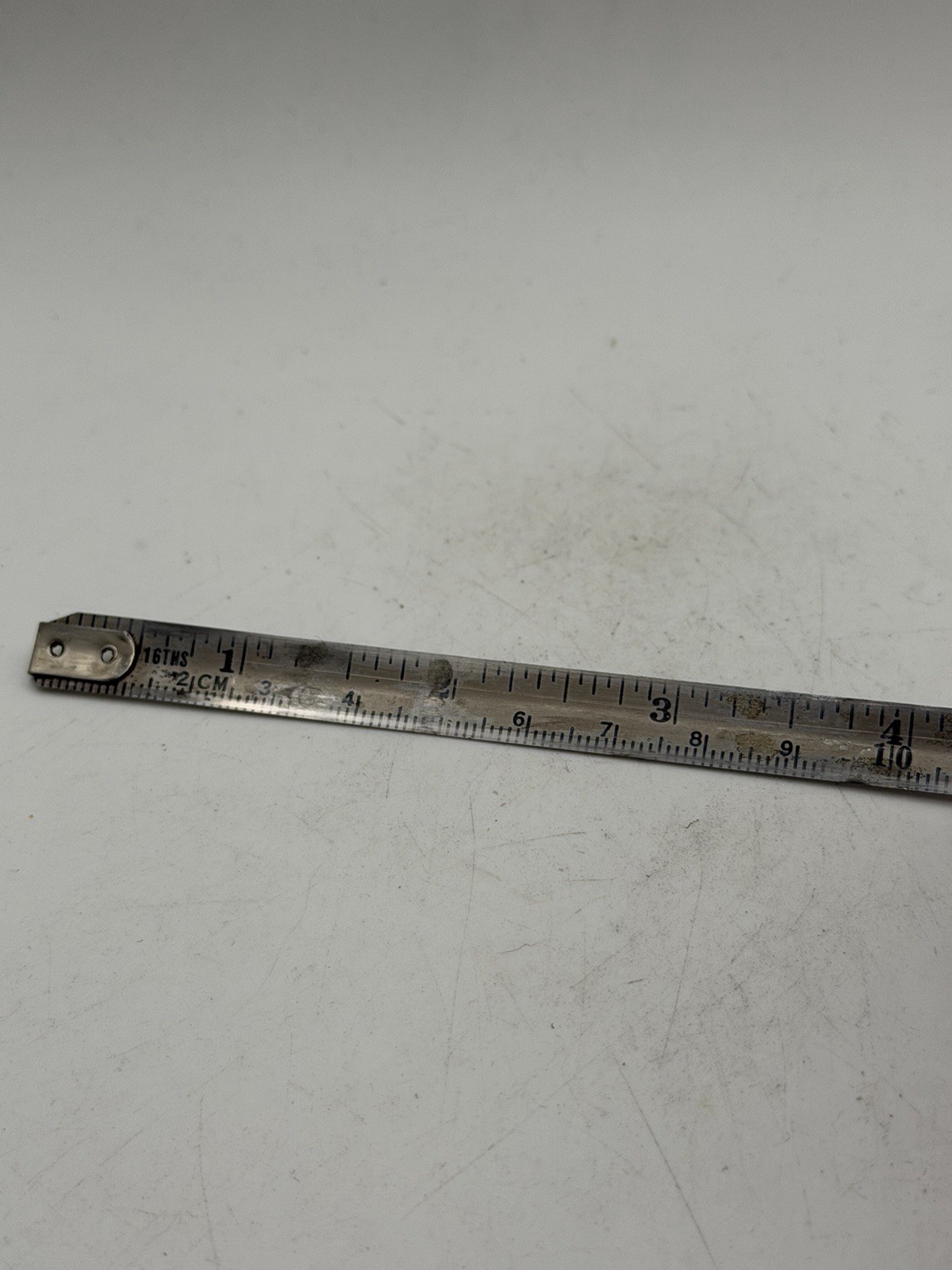Ajax Manufacturing Company Advertising Chrome Zippo Rule Tape Measure