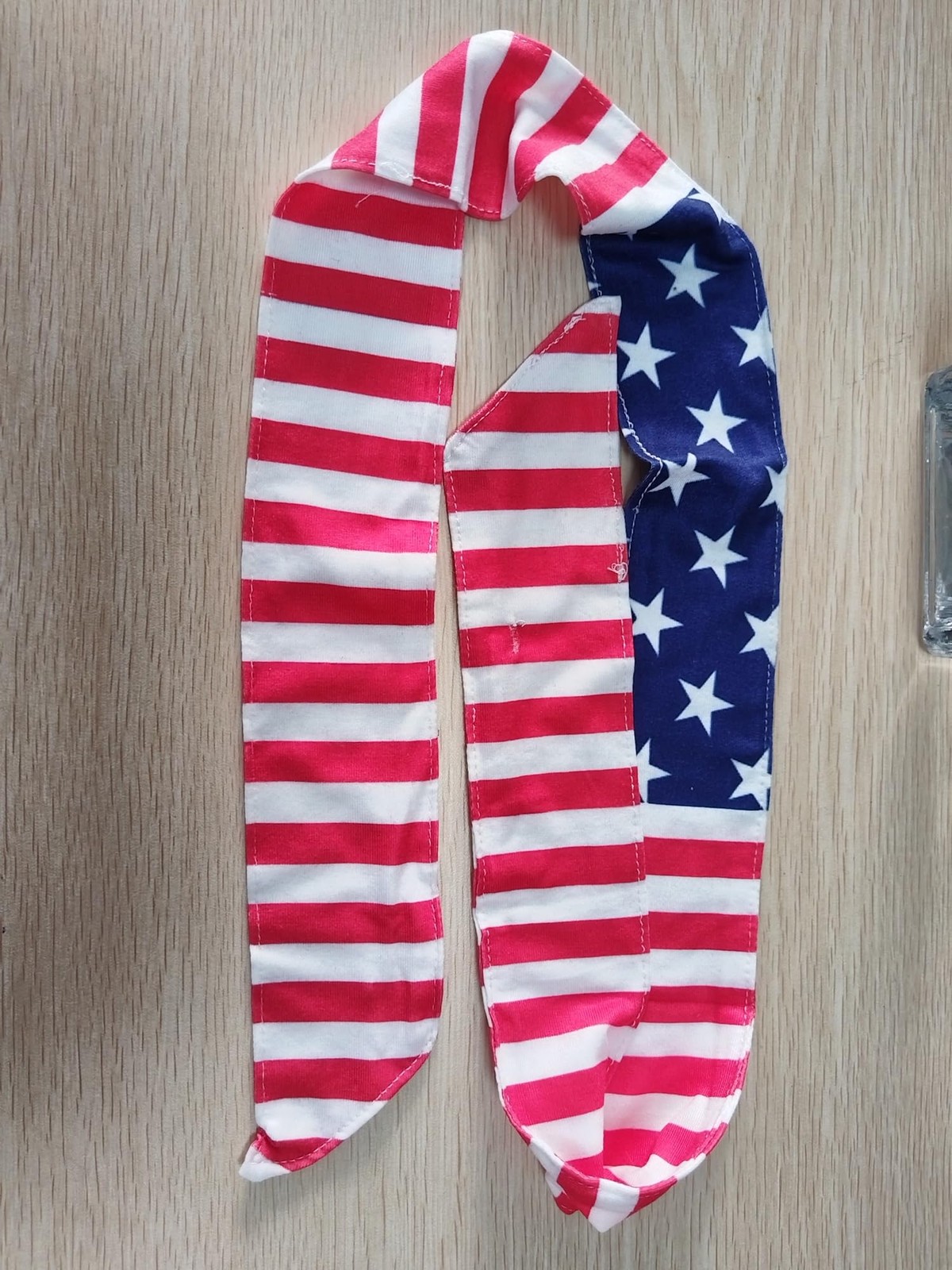 Ankelesz American Flag Bandana Independence Day 1 Count (Pack of 1), Red