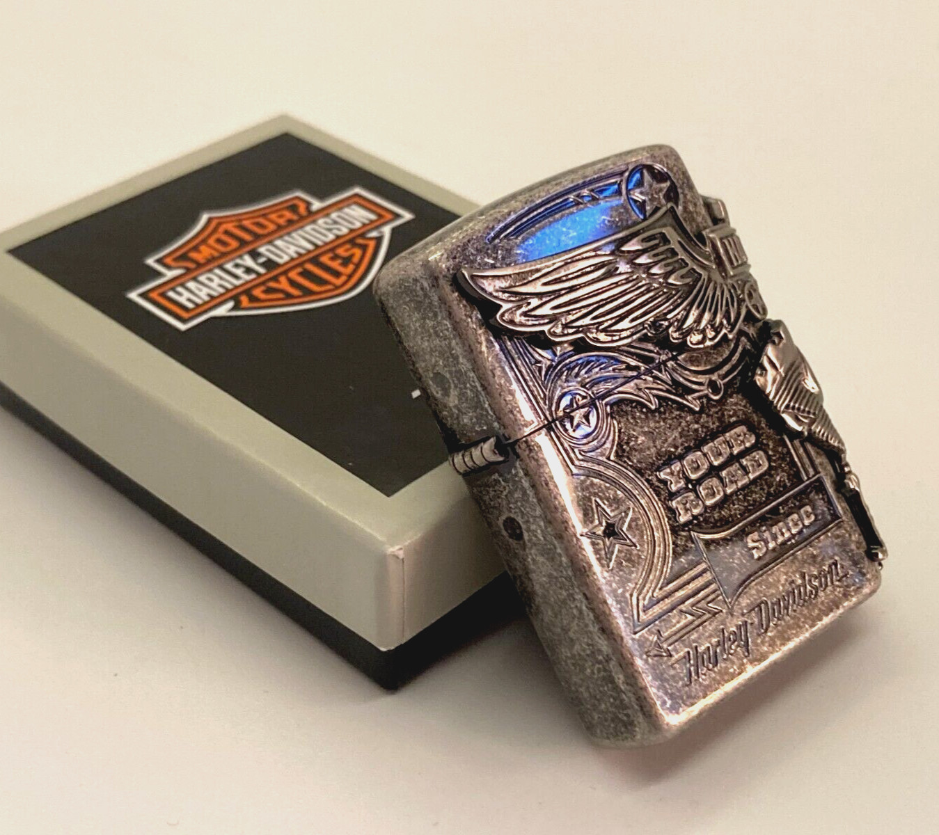 Bargain!!Zippo Harley Davidson HDP-28 Lighter. BRAND NEW, Rare, Japanese Model