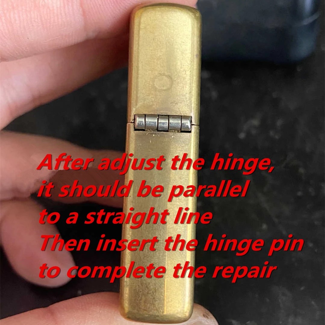 for Zippo Lighters, Tool for Fixing Upper and Lower Hinges Easy Repairs