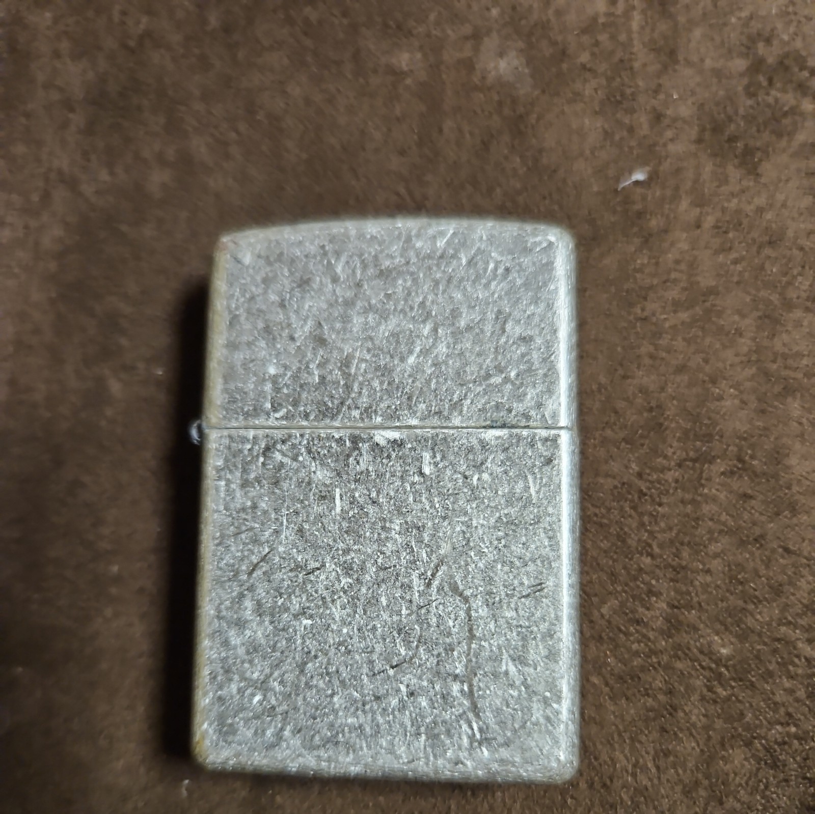 1998 Zippo Lighter Camel Antique Silverplate Finish Sticker Sealed In Wood Case