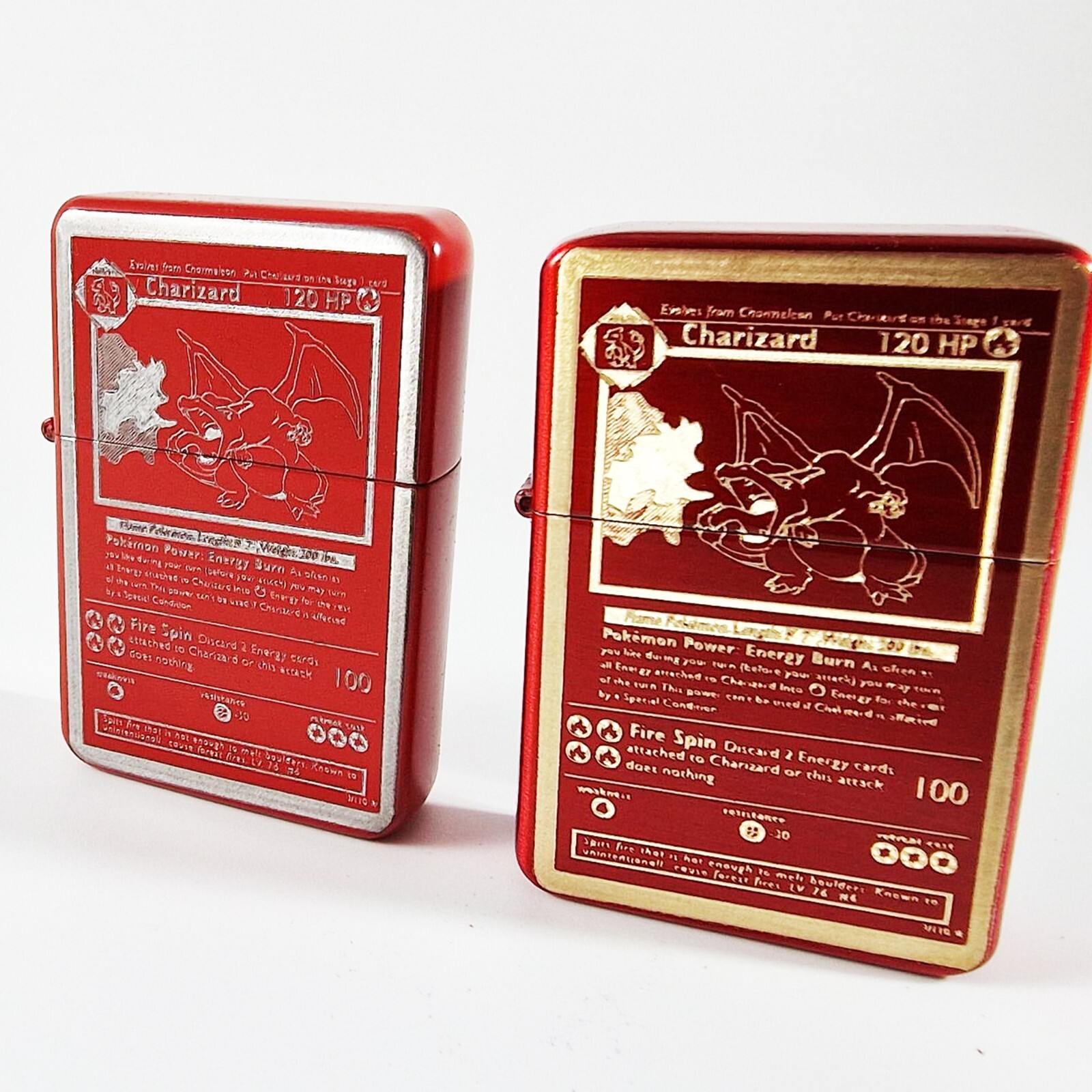 BRAND NEW – DESIGNED CIGARETTE PETROL LIGHTER – Charizard Card Variations