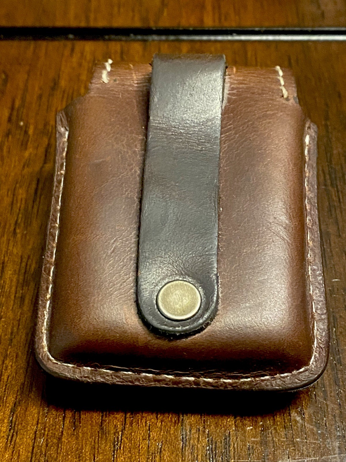 Vintage 1990’s leather Camel Cigarettes Zippo lighter Belt holster – EUC