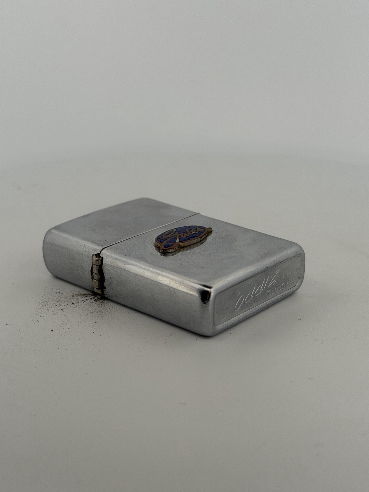 Rare Gates Zippo Lighter Vintage Used 1960s Automotive Advertising