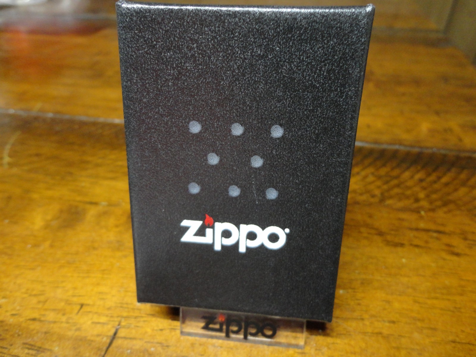 RILEY’S 66 BRASS ZIPPO LIGHTER MINT IN BOX LOOK 1 OF 28