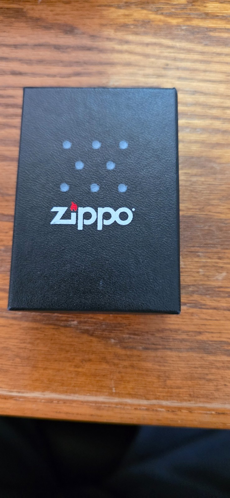 Zippo Vinyl Record Texture Print Red Matte Pocket Lighter 233-103044