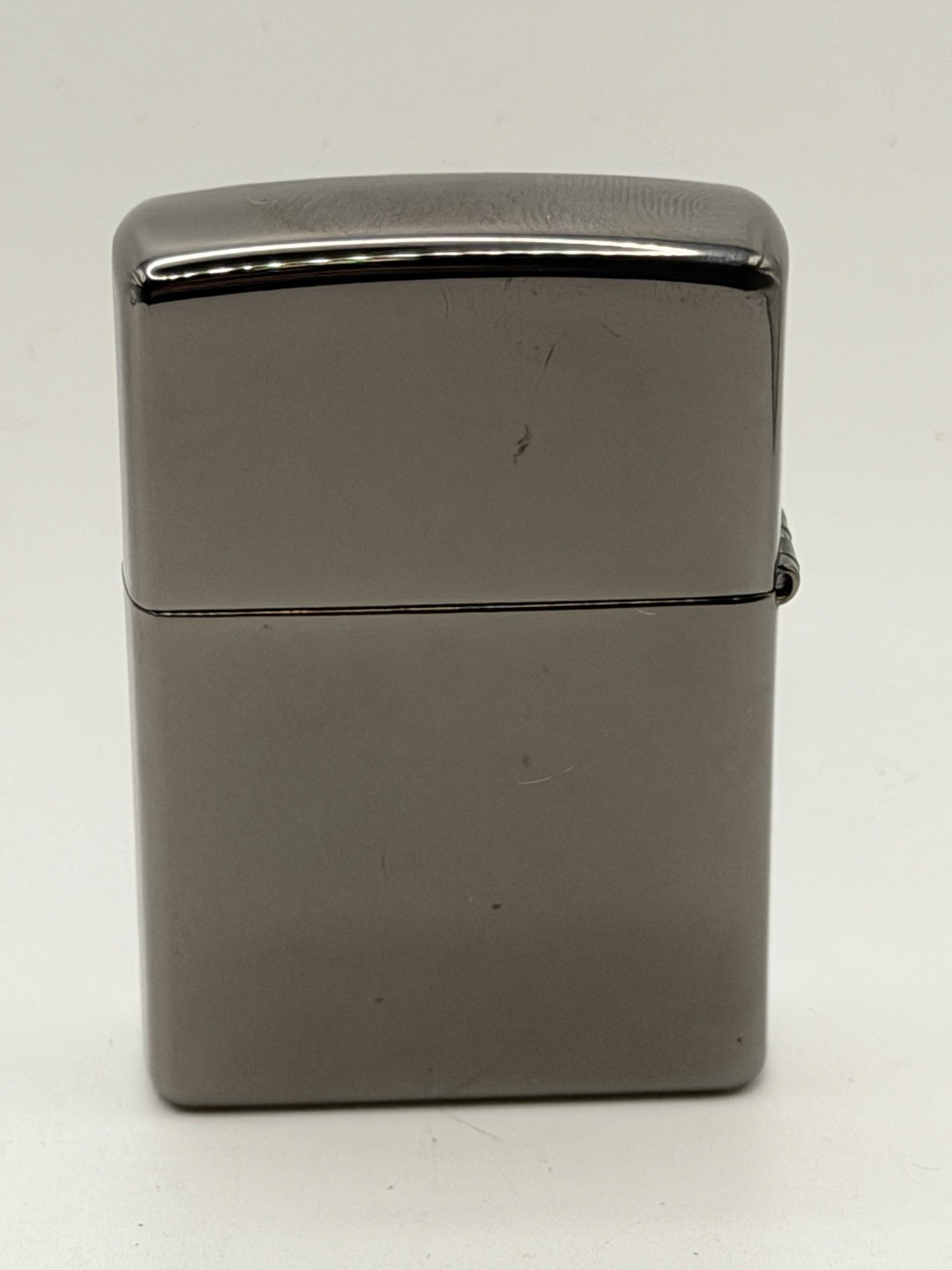 Vintage 2001 First National Bank Advertising Black Ice Zippo Lighter New
