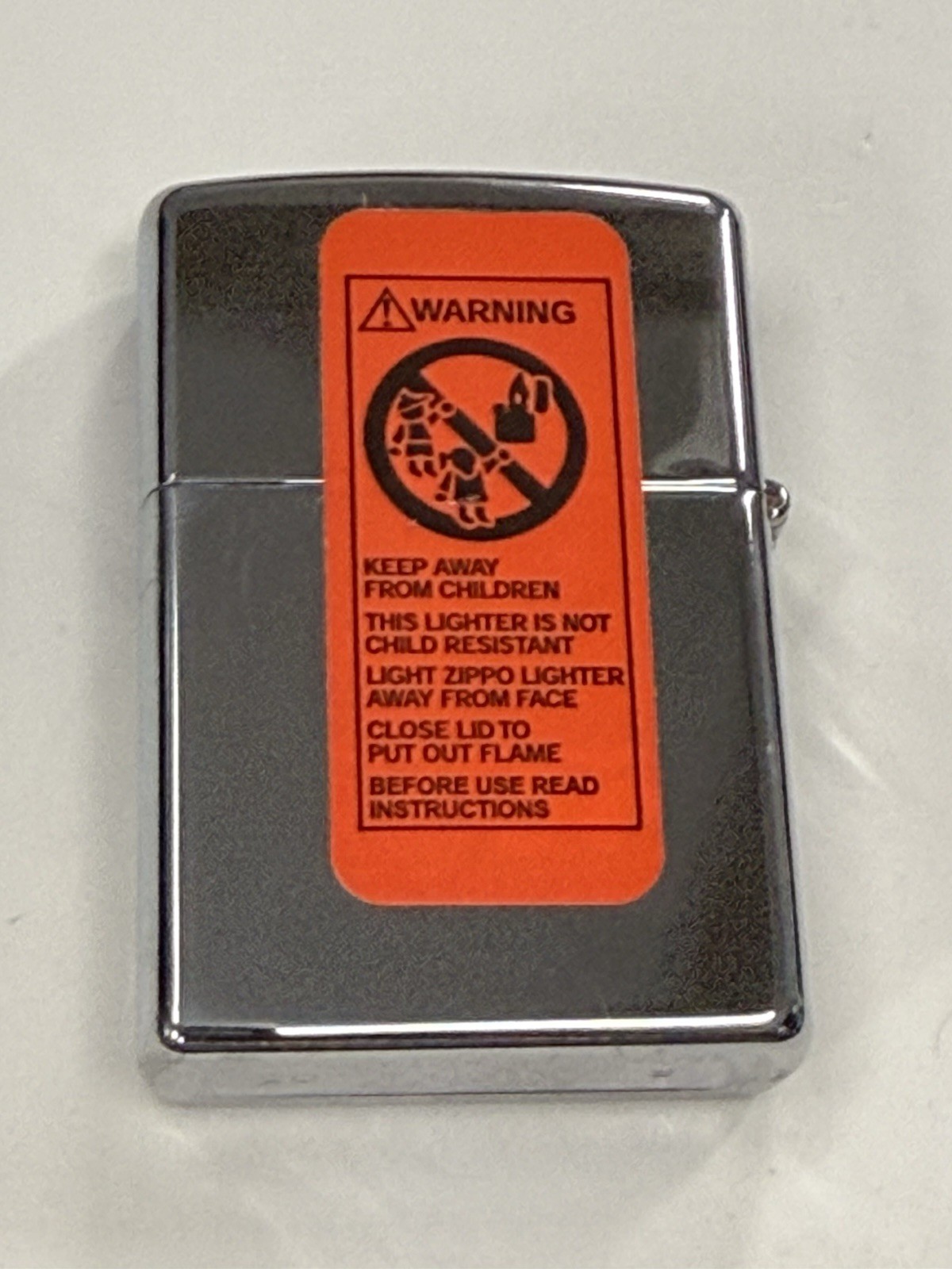ZIPPO 2003 DIAMONDS IN SHADOW POLISHED CHROME LIGHTER SEALED IN BOX G78