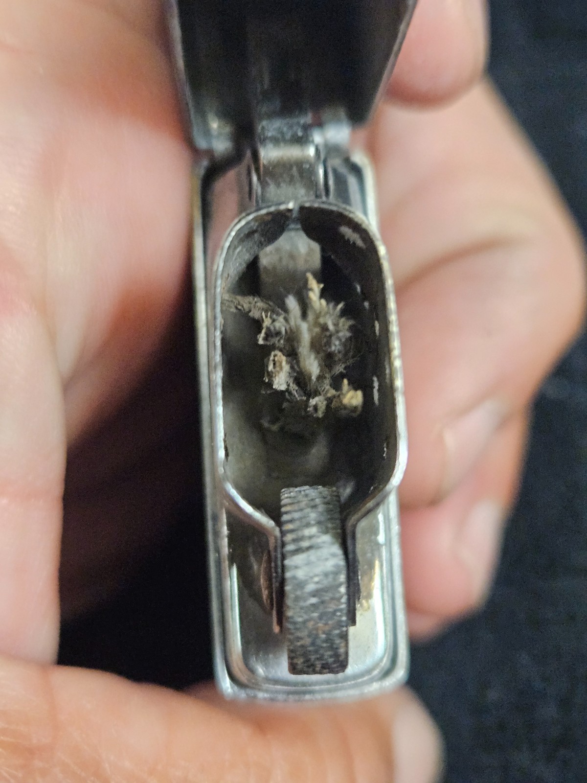Vintage Sperry Gyroscope Co. Zippo – 1958 – brushed chrome – USED