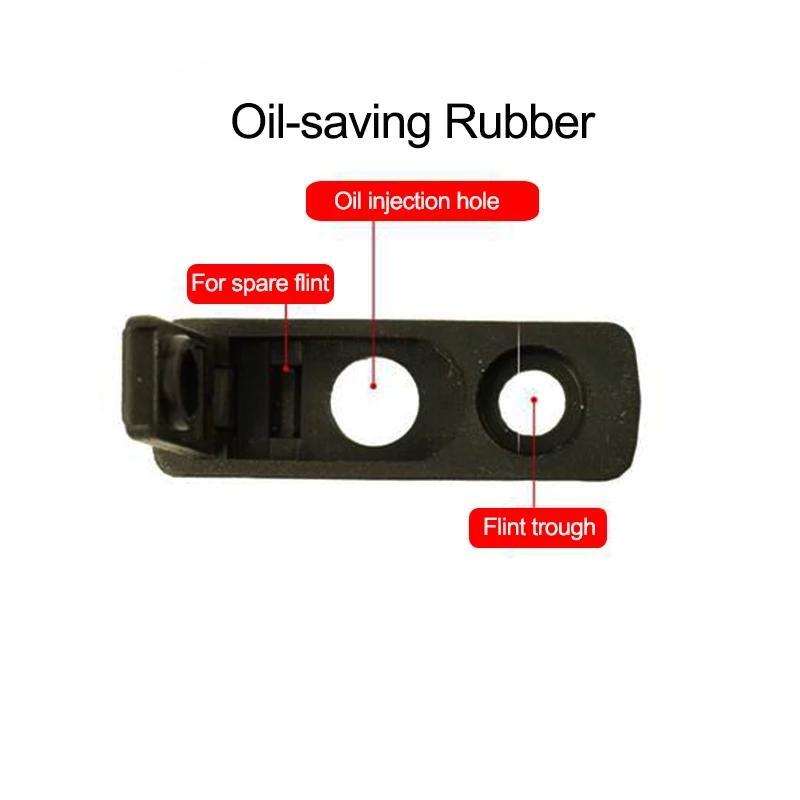 For Zippo Lighter Diy Replacement Part Universal Black Rubber Anti Oil Volatile