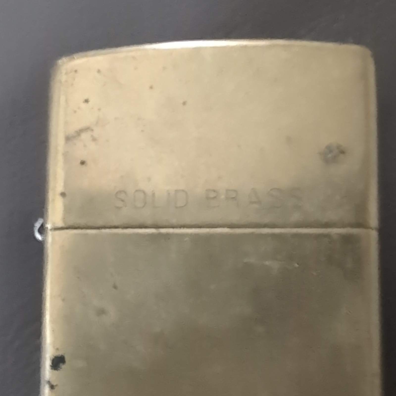 Zippo Solid Brass Lighter – Bradford, PA – Made in U.S.A. Solid Brass