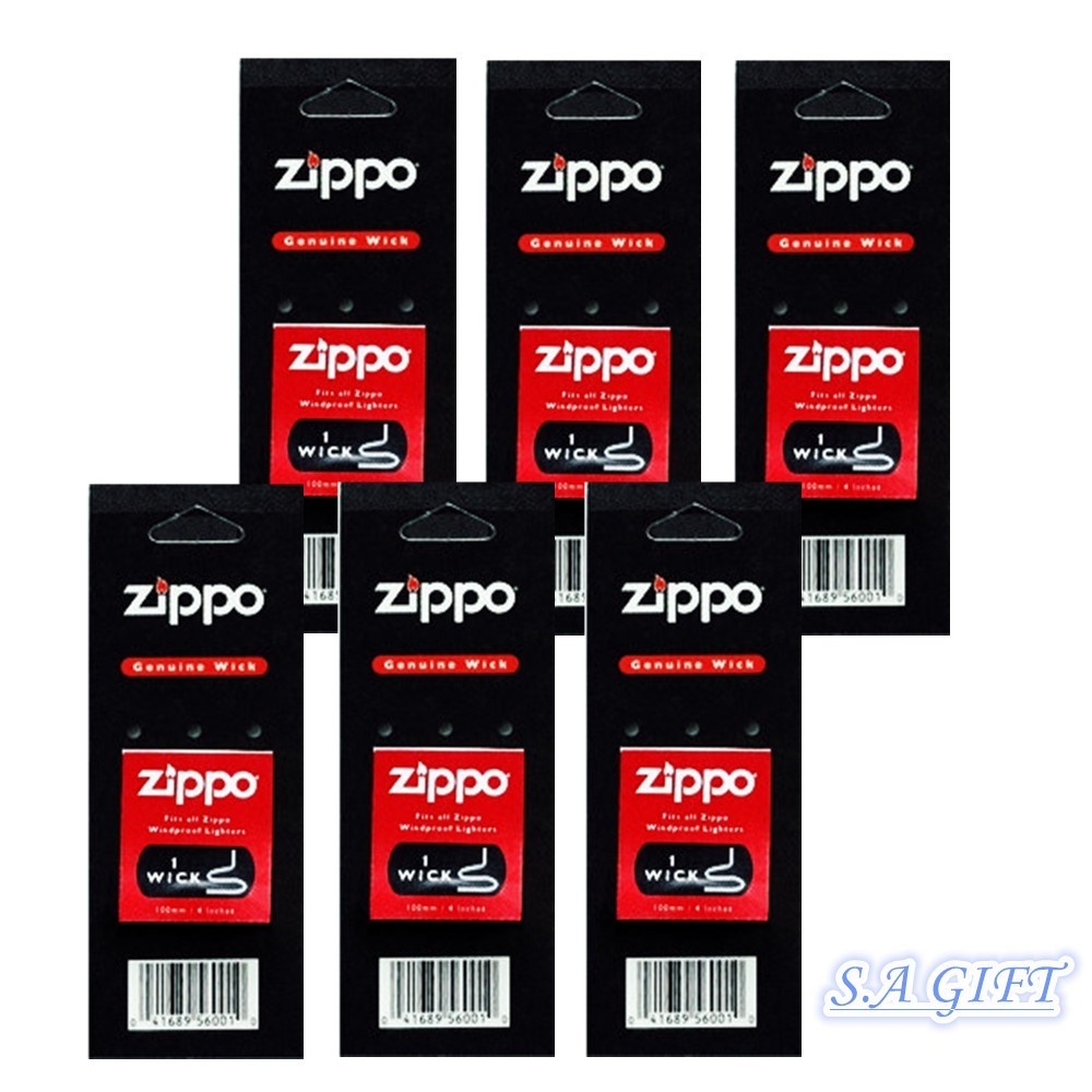 Zippo Lighter Genuine 6 x Wick value Pack 1WK-Z