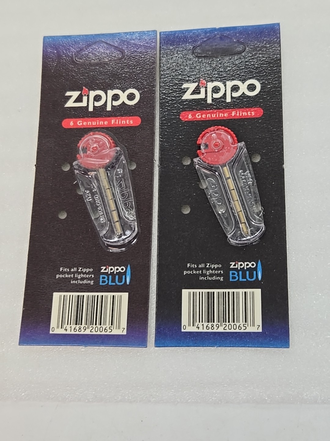 Zippo lighter 12 Flints +2 Wicks value Pack 2x Flints and 2x wick