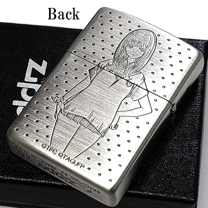 Zippo Gridman Universe Takarada Rikka Silver Etching 2 Sided Processing Lighter