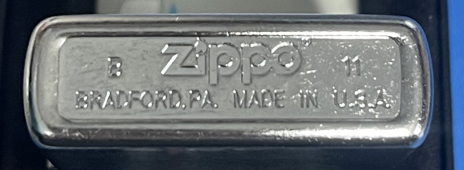ZIPPO 2011 LINDA PICKEN BUCK CHROME LIGHTER UNFIRED IN BOX 221