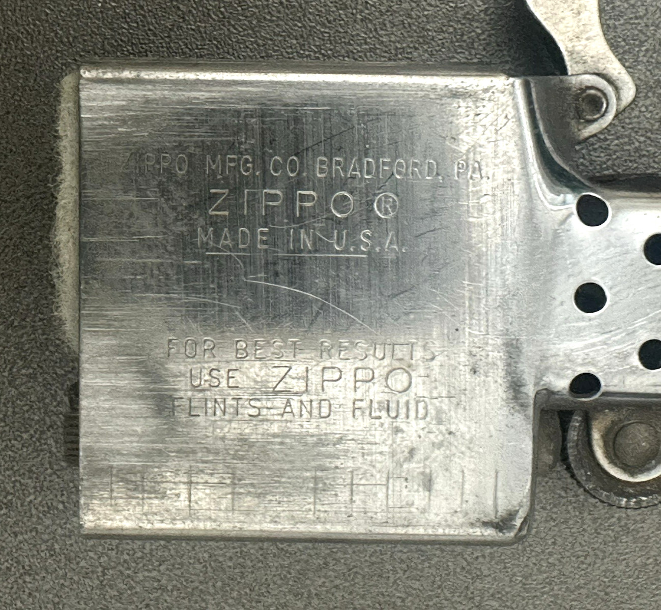 VINTAGE Zippo Lighter KORBEL BROS. CHAMPAGNE & BRANDY Sonoma County Ca. winery