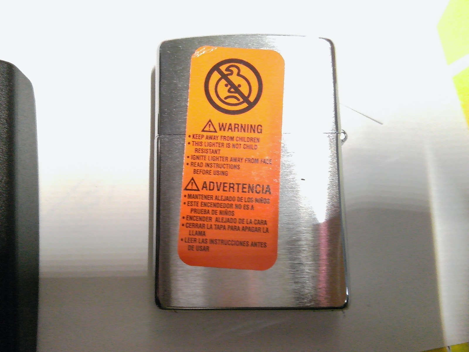 Brand New Zippo Flip Top Lighter in Plastic Case