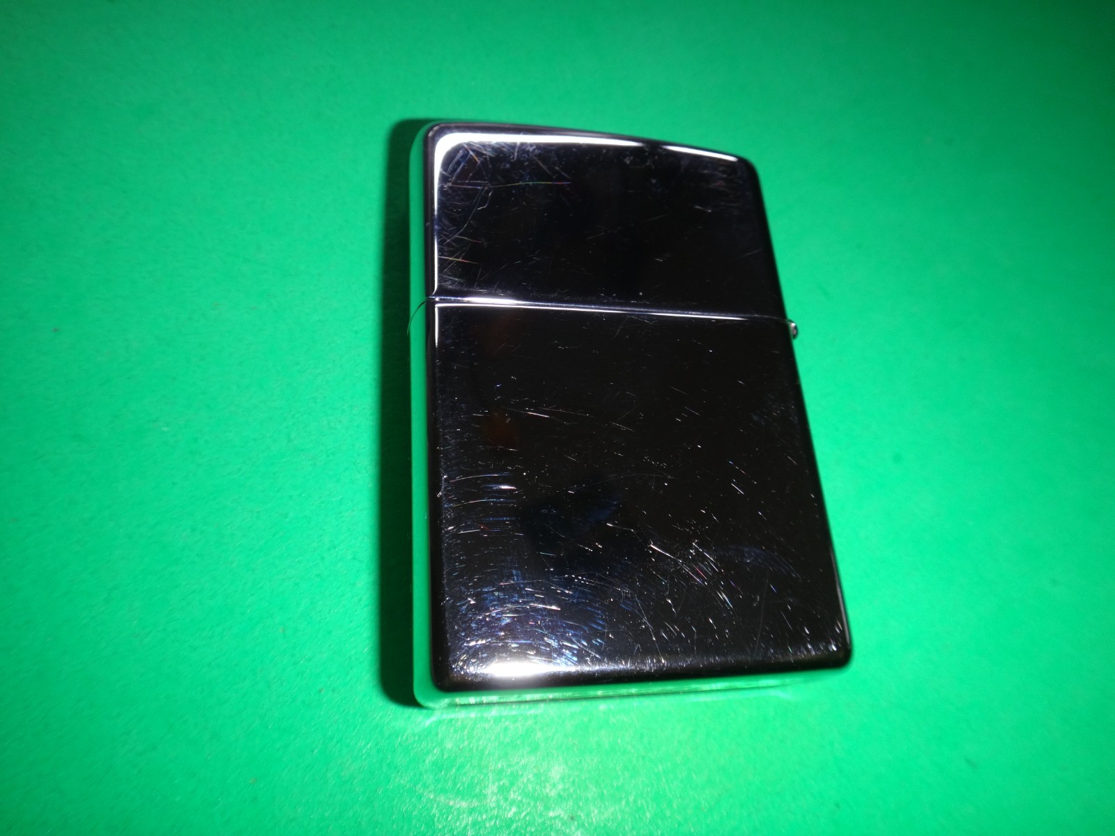 Year 2013 Polished Chrome Zippo Lighter LUCKY and 4 DICES Sticker
