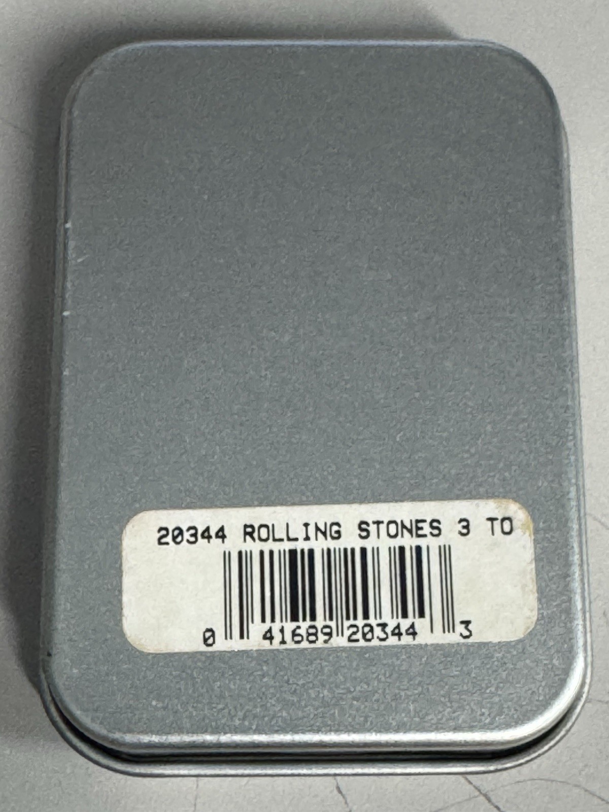 ZIPPO 2003 ROLLING STONES 3 TONGUES BRUSHED CHROME LIGHTER SEALED IN BOX G285