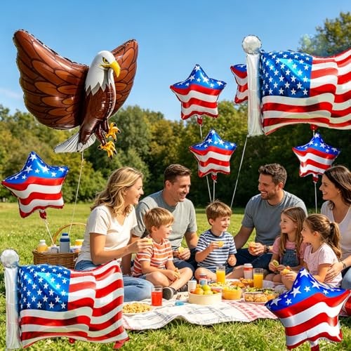 4th of July Decorations, Independence Day Decorations, Party in the 1 Eagle Set