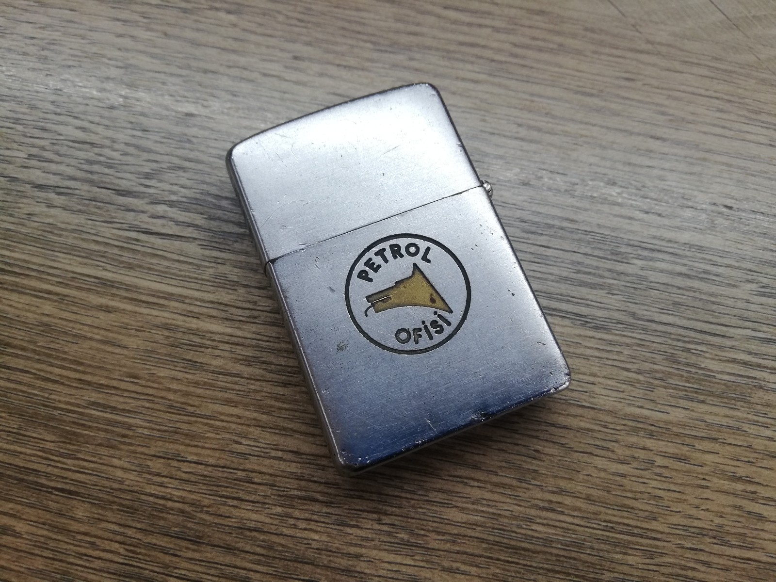 Vtg Rare 1958 Zippo Texaco Logo Caltex Petrol Ofisi Gas Oil PAT.251791 PAT.PEND.