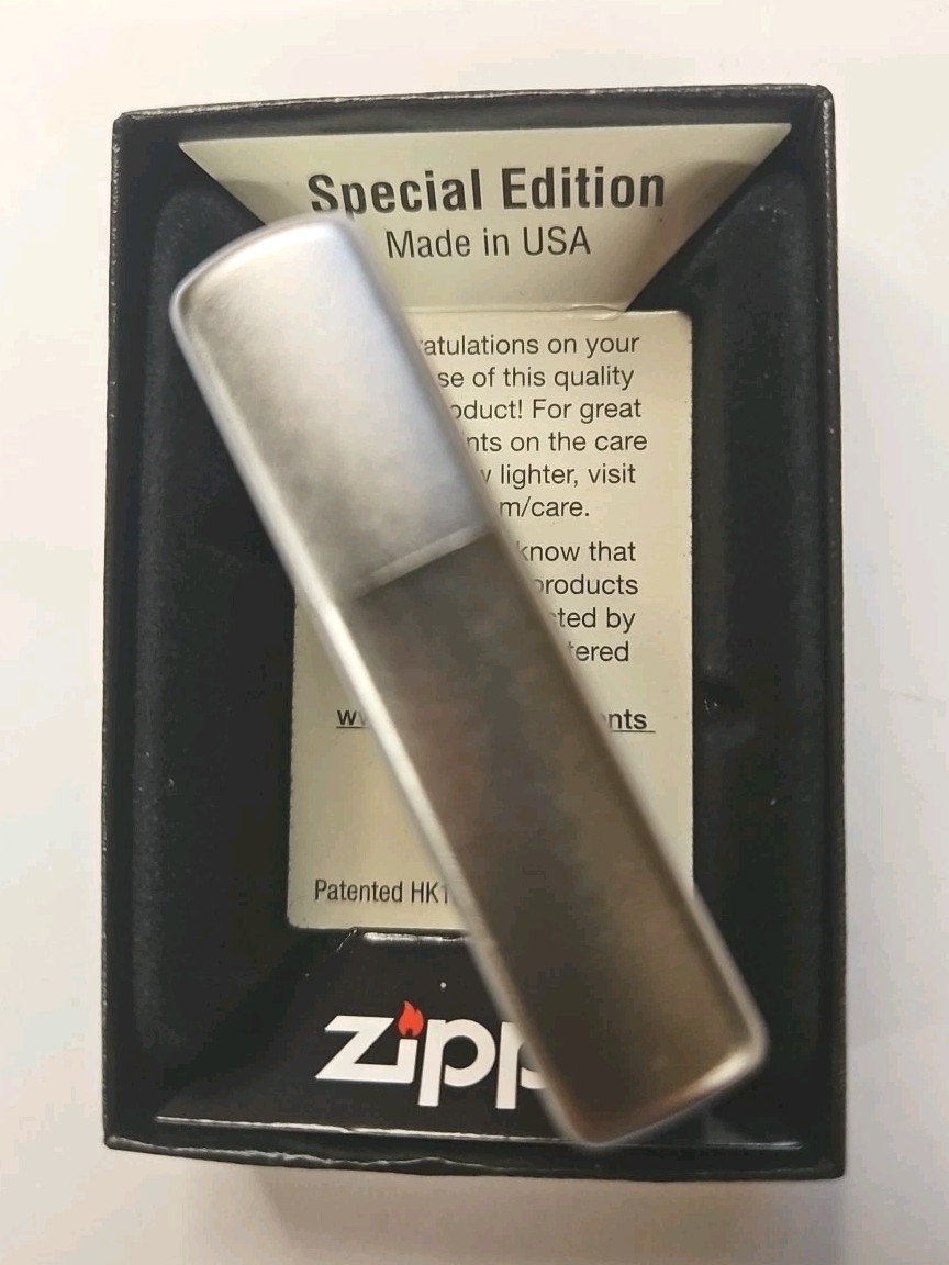 ZIPPO SPECIAL EDITION POCAHONTAS 1 SATAN CHROME FINISH LIGHTER NEW IN ORIG BOX