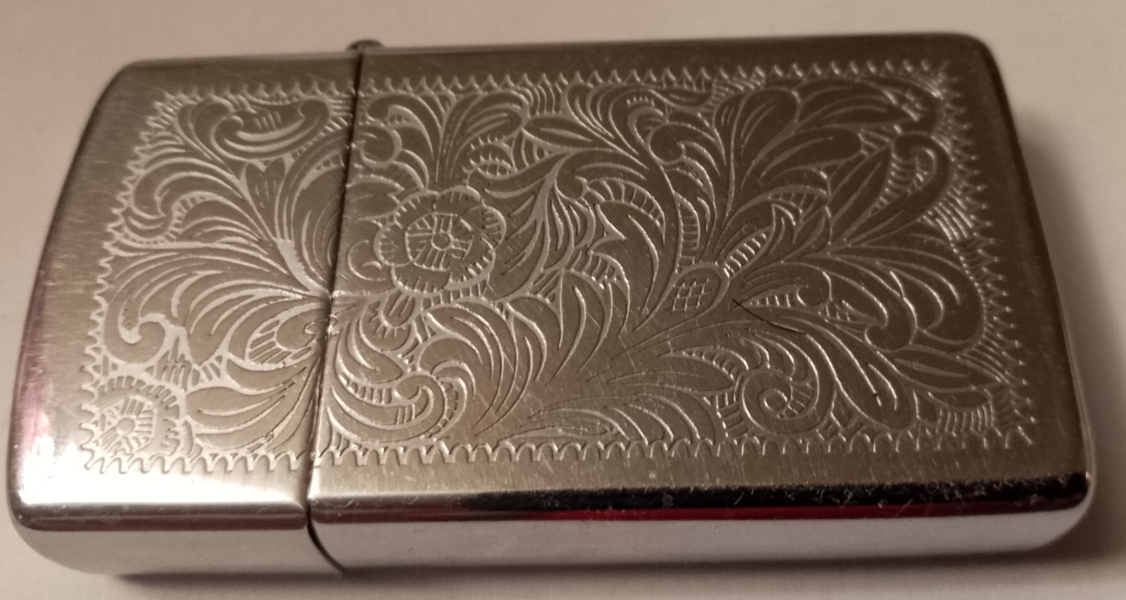 Zippo High Polish Chrome Lighter vintage