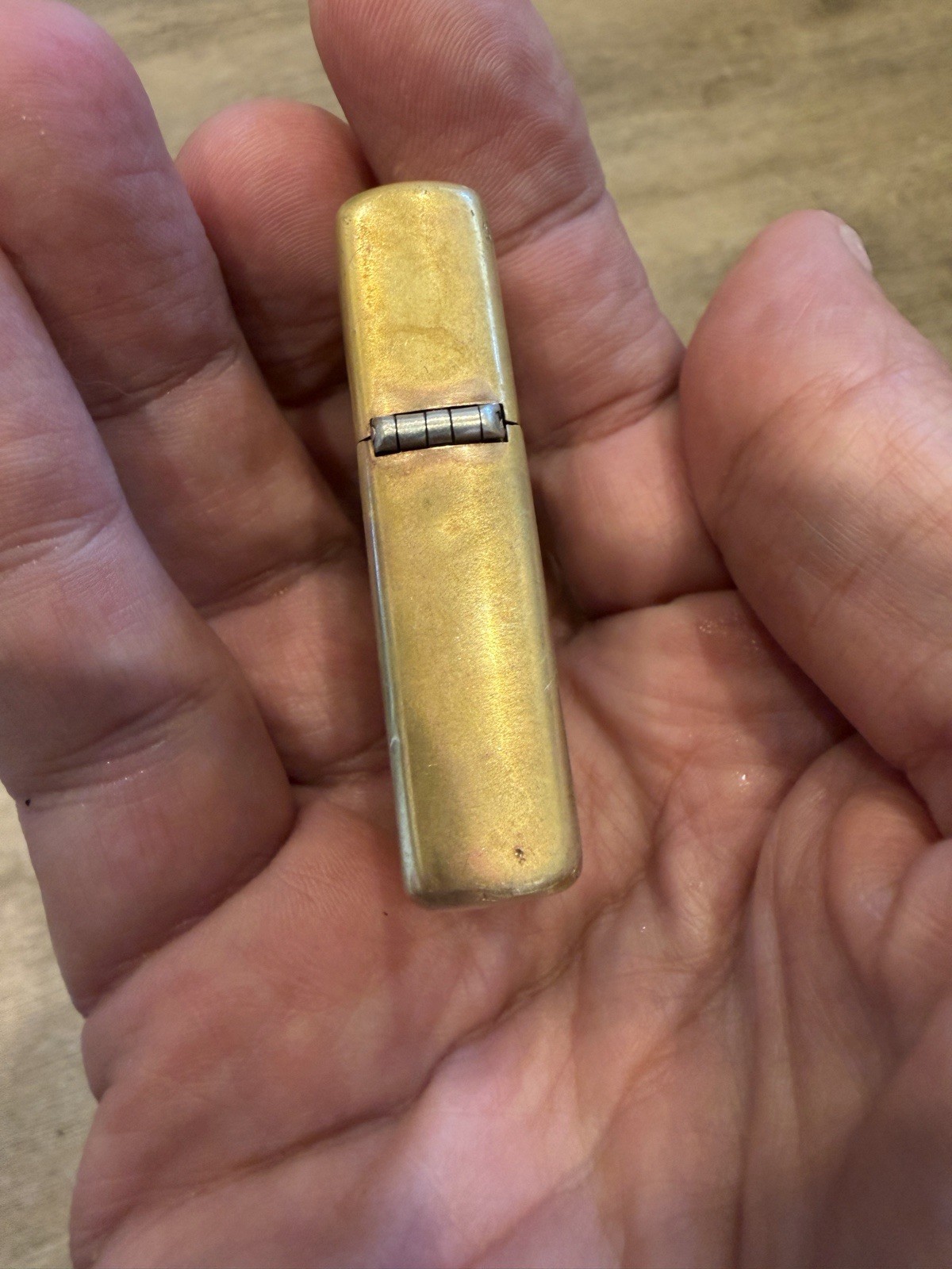 VINTAGE U.S.S LONG BEACH CGN-9 SOLID BRASS ZIPPO LIGHTER RARE Tested Works