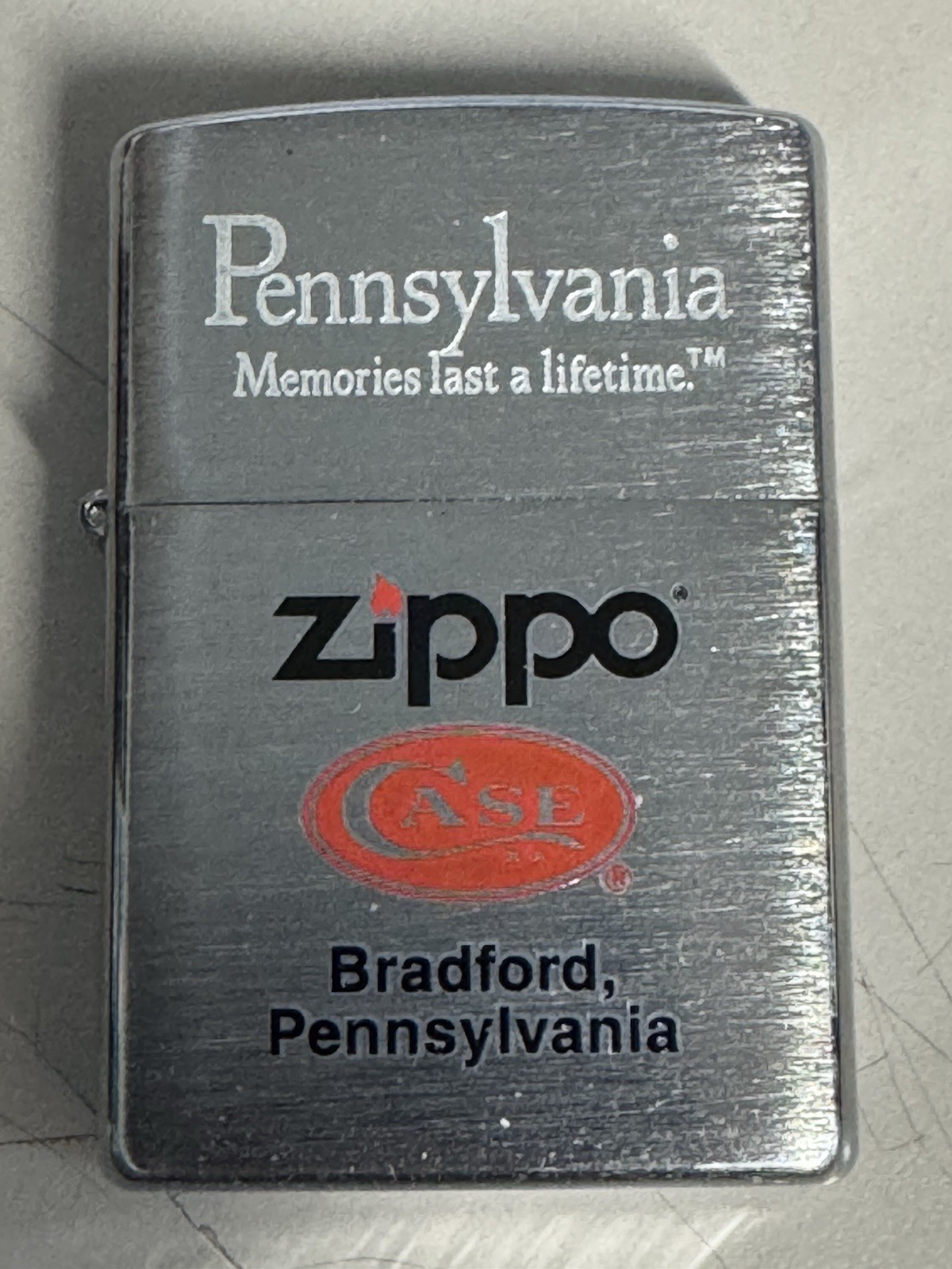 ZIPPO 2007 CASE XX MEMORIES LAST A LIFETIME CHROME LIGHTER UNFIRED IN BOX D432