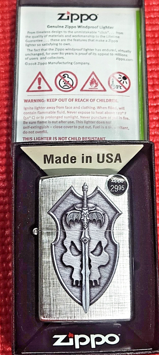 Zippo 48372 Medieval Mythological Design New old stock