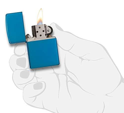 Zippo Timeless High Polish Blue Classic Pocket Lighter – Durable & Stylish