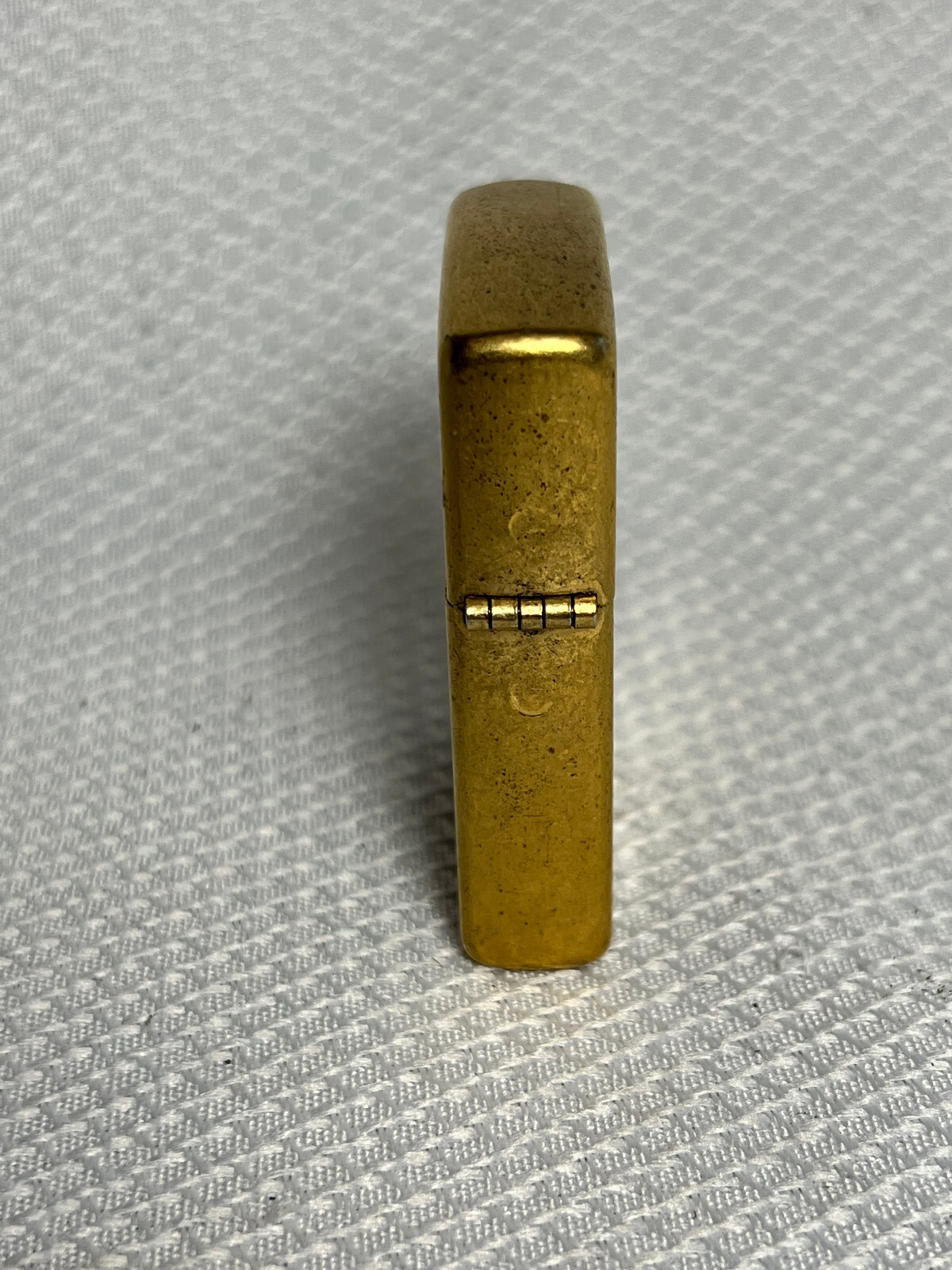 2004 Brushed Brass Zippo Refillable Cigarette Pipe Lighter Smoking Accessory