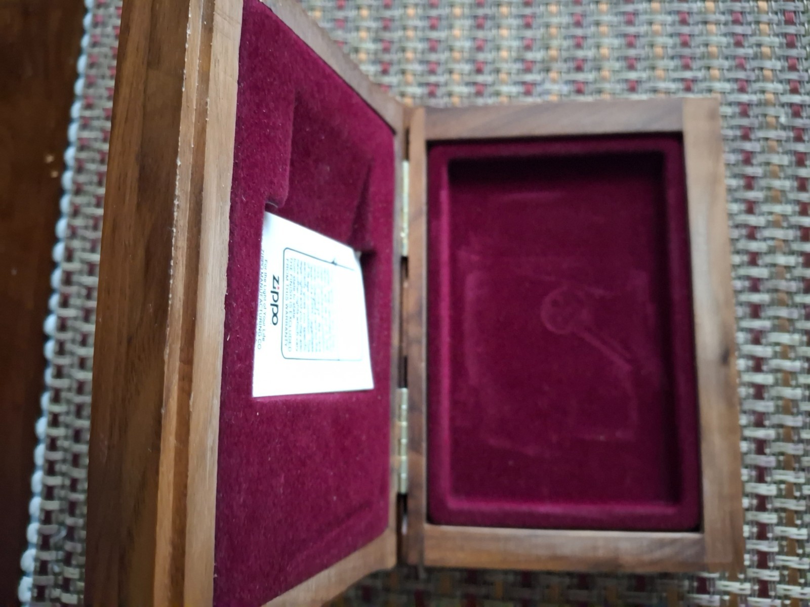 Zippo Presentation Box Wood for Zippo Lighter.