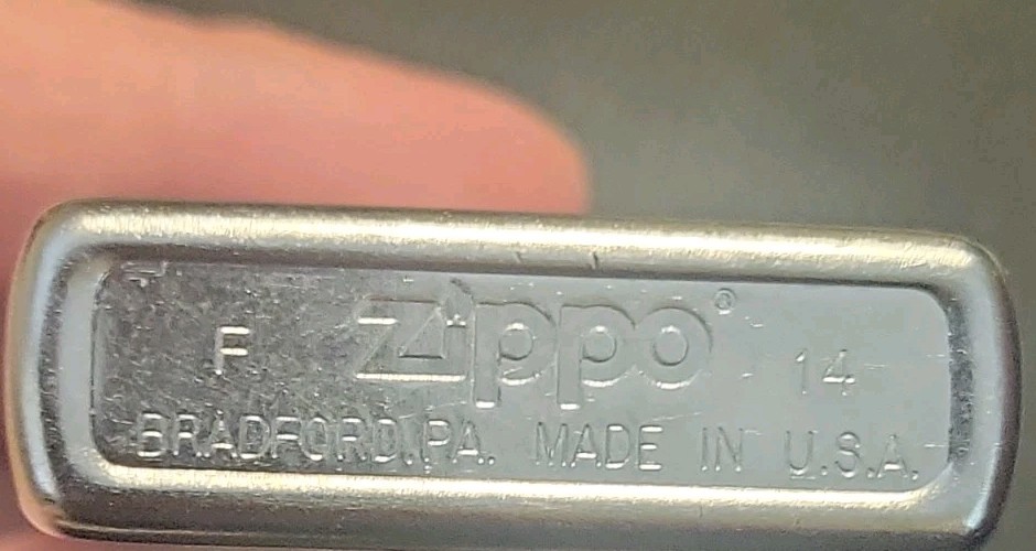 Zippo Distressed American Flag/Old Glory F 14 (June 2014) Made In U.S.A