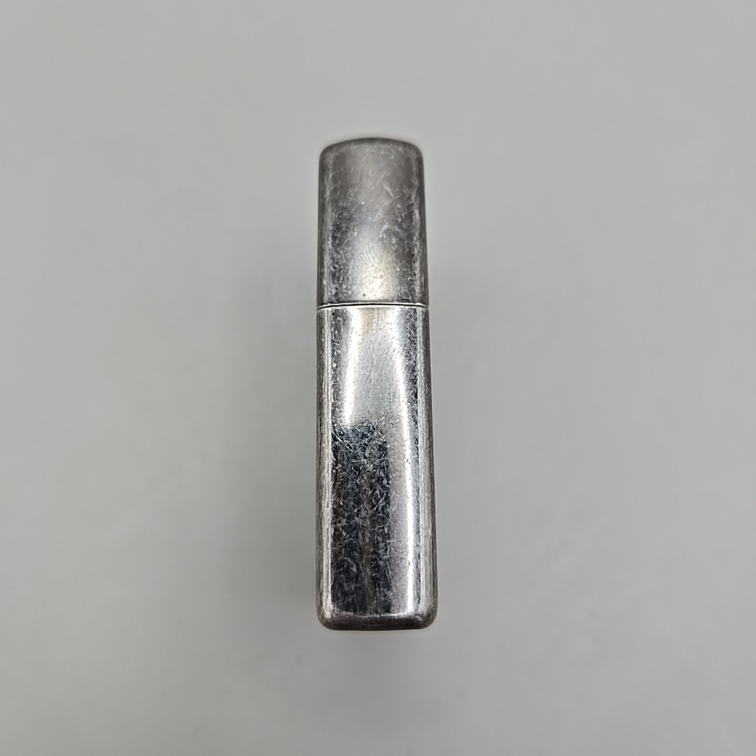 Zippo 2007 A 07 Silver Brushed Chrome Flip Top Pocket Lighter Made In USA