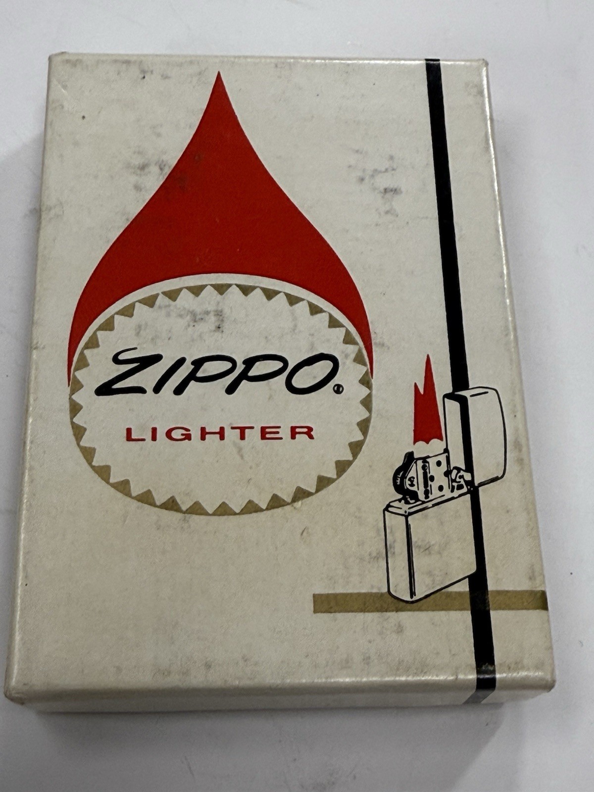 ZIPPO 1971 THE 400,000TH NATIONAL HOMES DOUBLE SIDED LIGHTER UNFIRED IN BOX B20