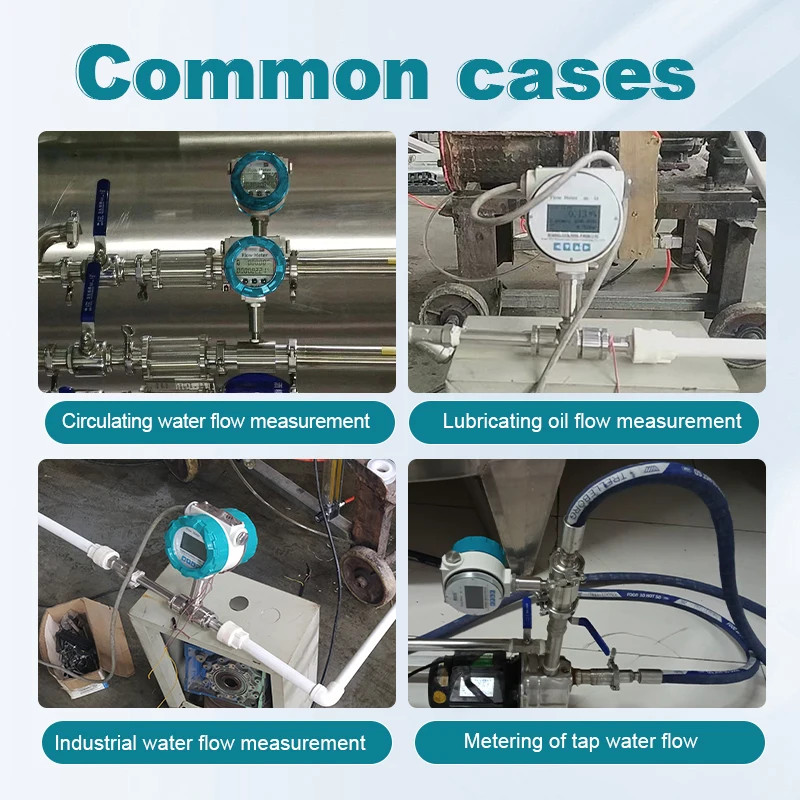 Digital Display Turbine Flow Meter Food Grade Stainless Steel Sanitary Meter Tr