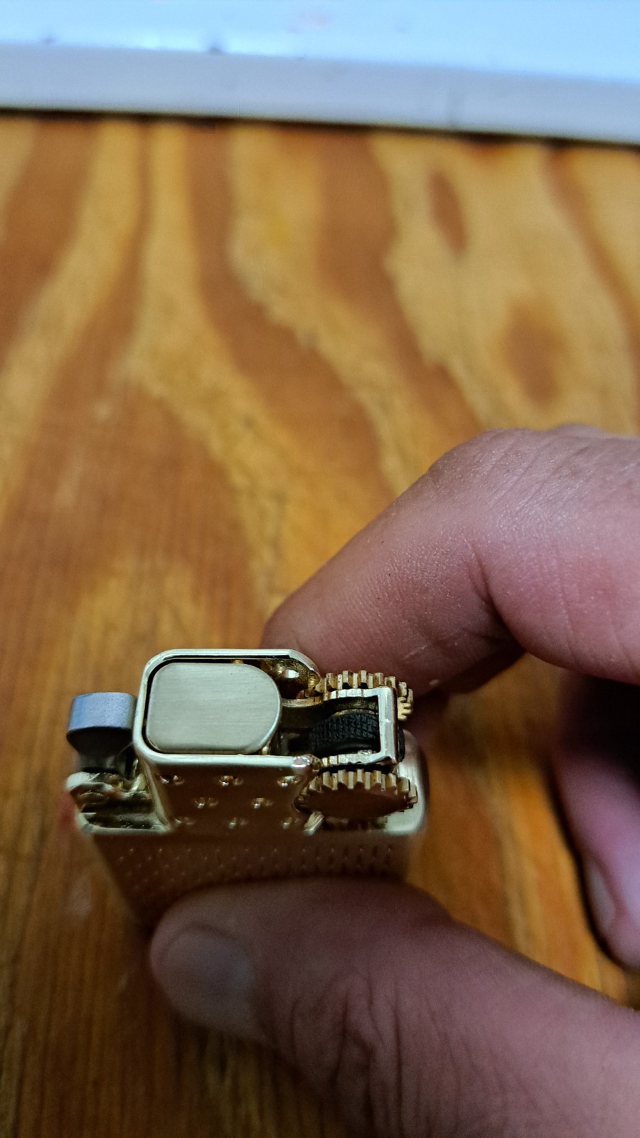 2026 Gold Chinese Dragon Zippo With Gold Insert and Sealed Chimney Cap Insert.