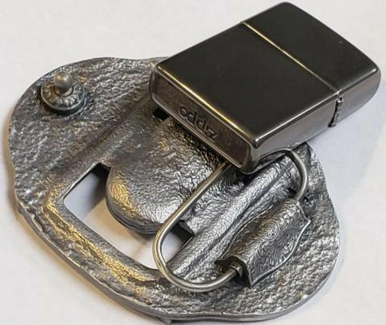 CAMEL Zippo 1996 Camel Belt Buckle Z184 Zippo Only 250 made Midnight Chrome