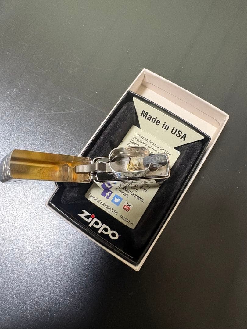 Vivienne Westwood Zippo Big Orb Logo Oil Lighter Silver w/Box Pouch Spark Tested