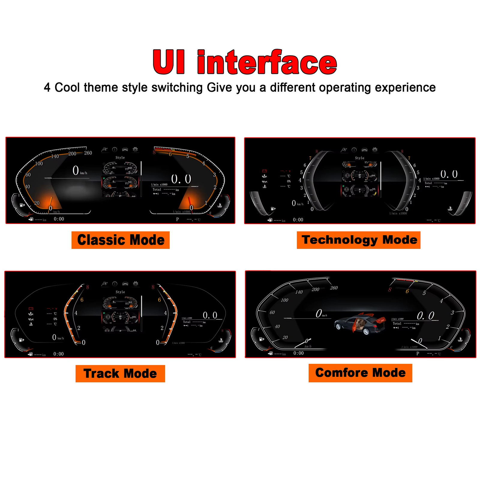 10“ Digital instrument cluster For BMW 1/2 Series F20 F52 F22 F45 X1 F48 F49 X2