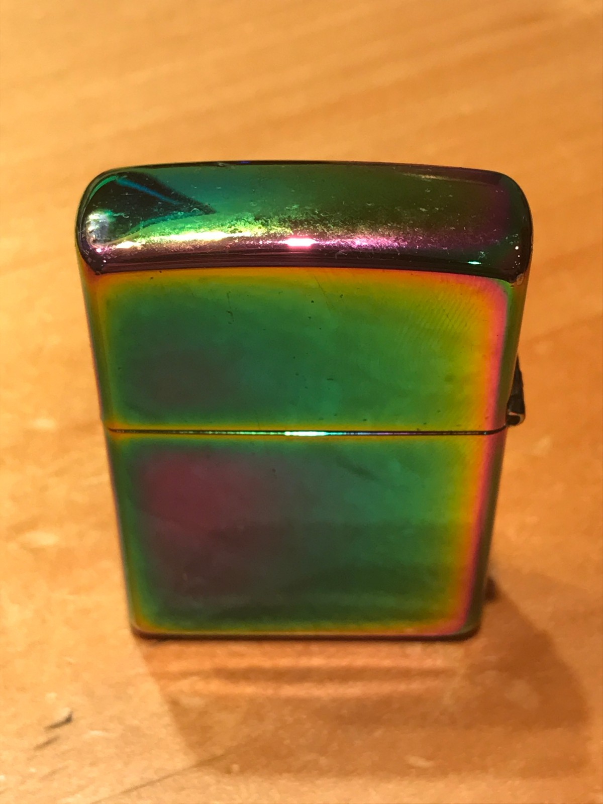 CLASSIC MULTI COLOR SPECTRUM IRIDESCENT ZIPPO LIGHTER MADE IN BRADFORD, PA USA
