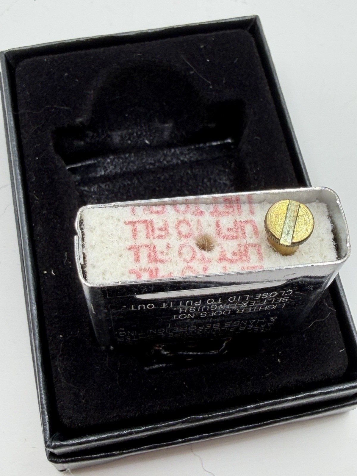 2018 Chrome Zippo Lighter insert B39