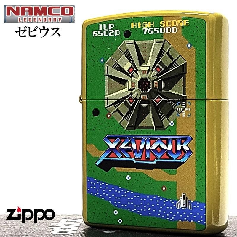 Zippo Namco Legendary Xevious Game Matte Green Khaki Japan Game Lighter