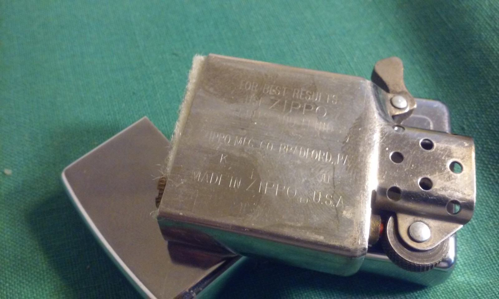 Ernie Ball Music Man 1996 Zippo Lighter „K XII“ Limited Edition of 500 Polished