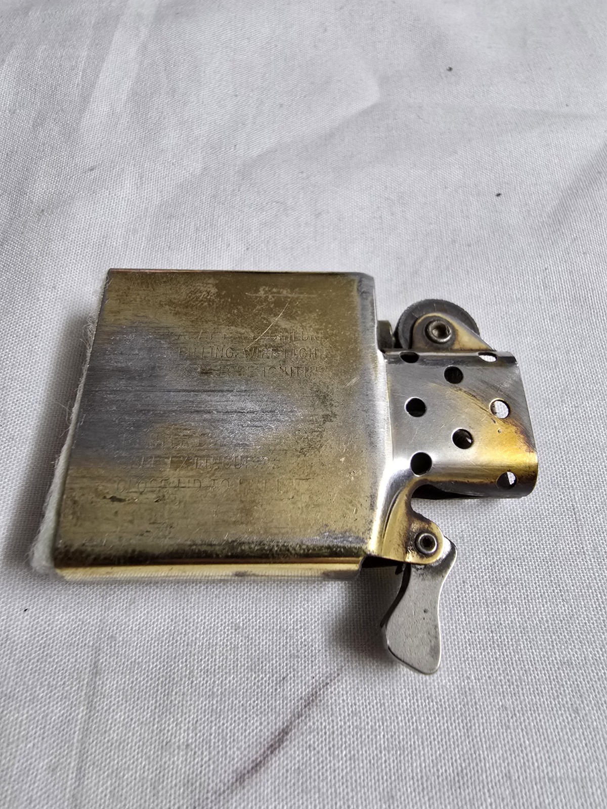 Zippo 1932-1990 Commemorative Solid Brass Lighter. RARE