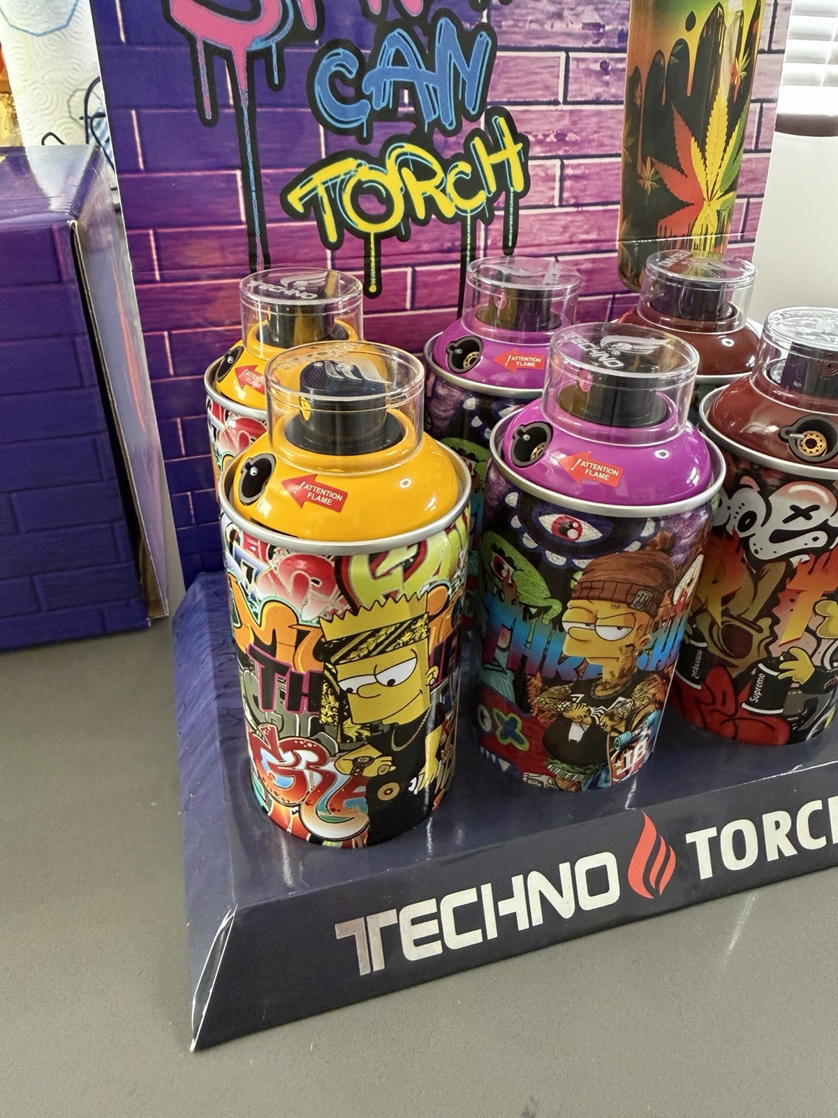 TECHNO SMALL SPRAY CAN TORCH-COUNT 1