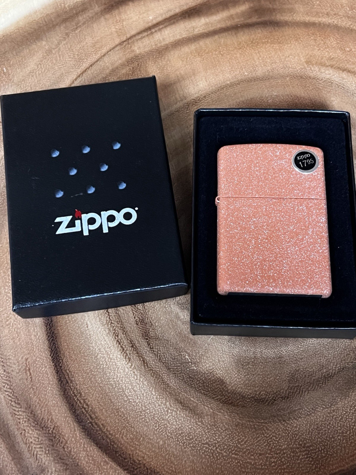 RARE! Vintage 2005 Zippo 227 Terra Cotta USA w/ Box and original papers NEW