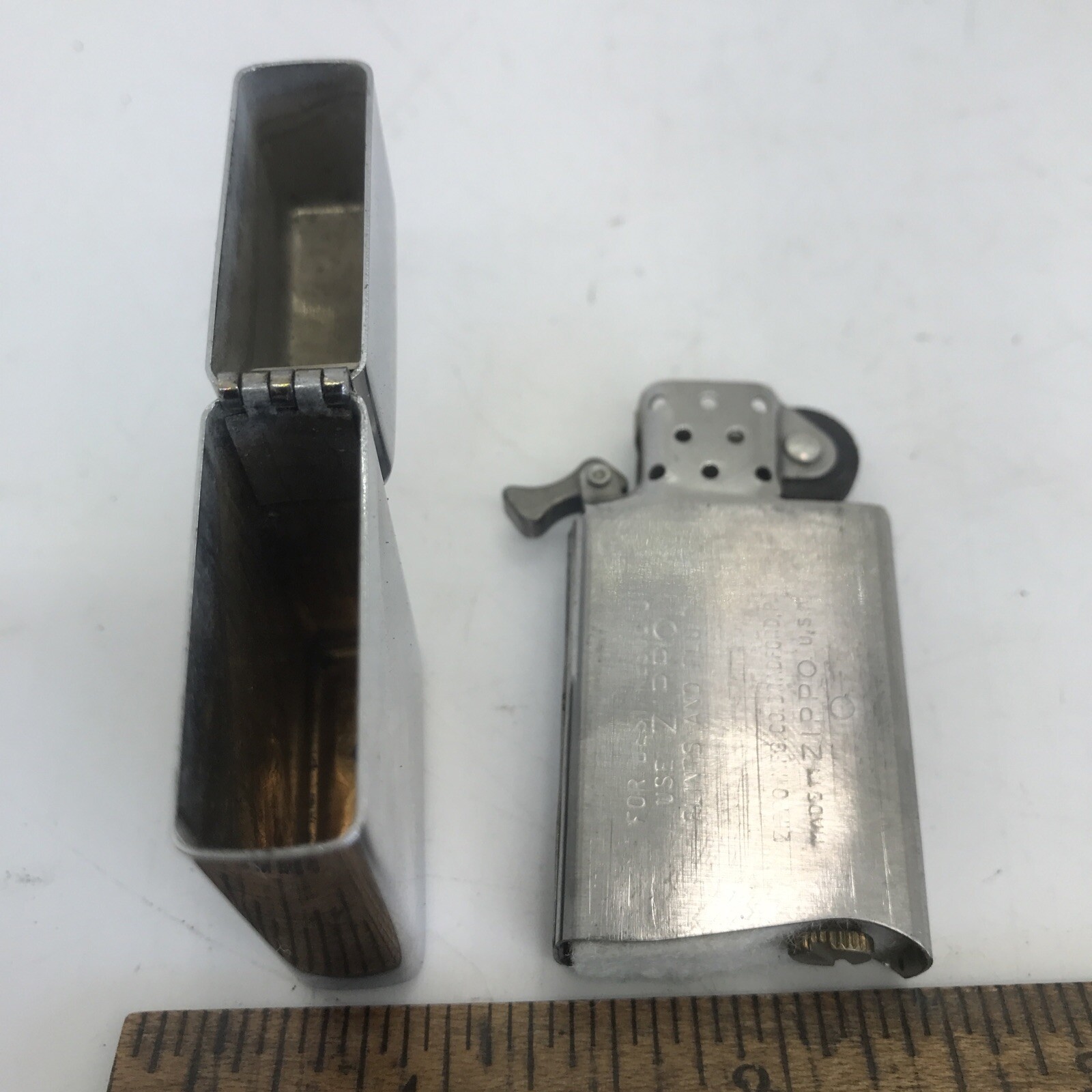 Zippo – Vintage Lighter 5 barrel 16 Hole EXBO INC 1 1/4” X 2 1/4” Bradford PA